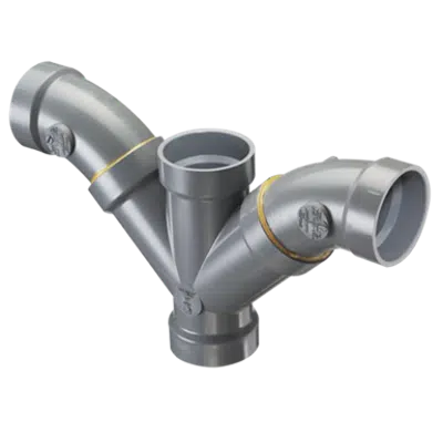 kuva kohteelle LabWaste® Double Combination Wye & 1/8 Bend