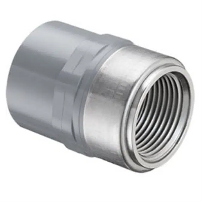SCH80 CPVC/PVC Female Adapter (Soc x SS Fpt)