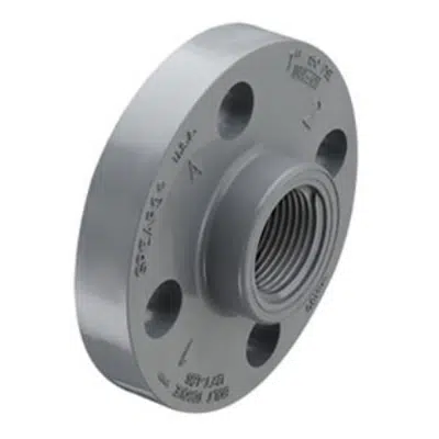 Image for SCH80 CPVC/PVC Flange - One-Piece (Fpt) - Fabricated