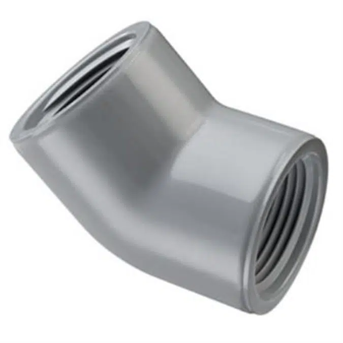 SCH80 CPVC/PVC 45° Ell (Fpt)
