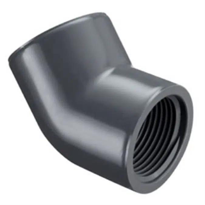 SCH80 CPVC/PVC 45° Ell (Fpt)