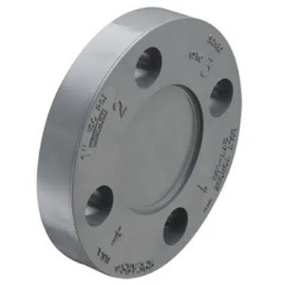 画像 SCH80 CPVC/PVC Flange - Blind