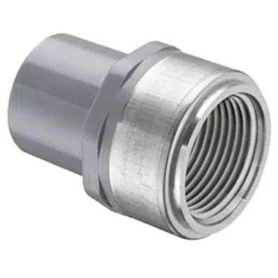 kuva kohteelle SCH80 CPVC/PVC Female Spigot Adapter - Reducing (Spig x SS Fpt)