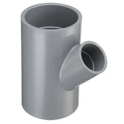 kuva kohteelle SCH80 CPVC/PVC Wye - Reducing (Soc x Soc x Soc) - Fabricated