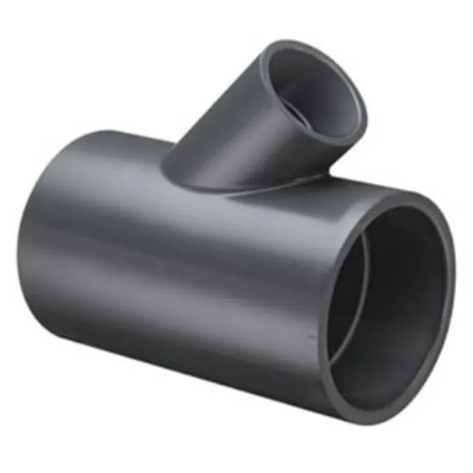SCH80 CPVC/PVC Wye - Reducing (Soc x Soc x Soc) - Fabricated