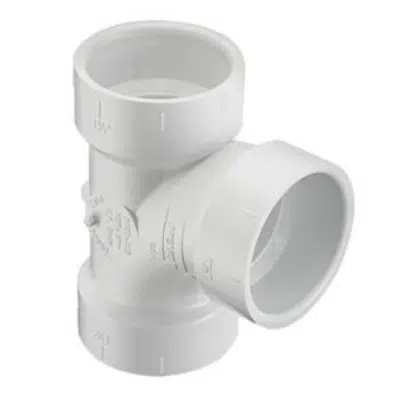 DWV PVC Sanitary Tee图像