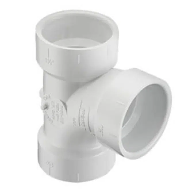 DWV PVC Sanitary Tee