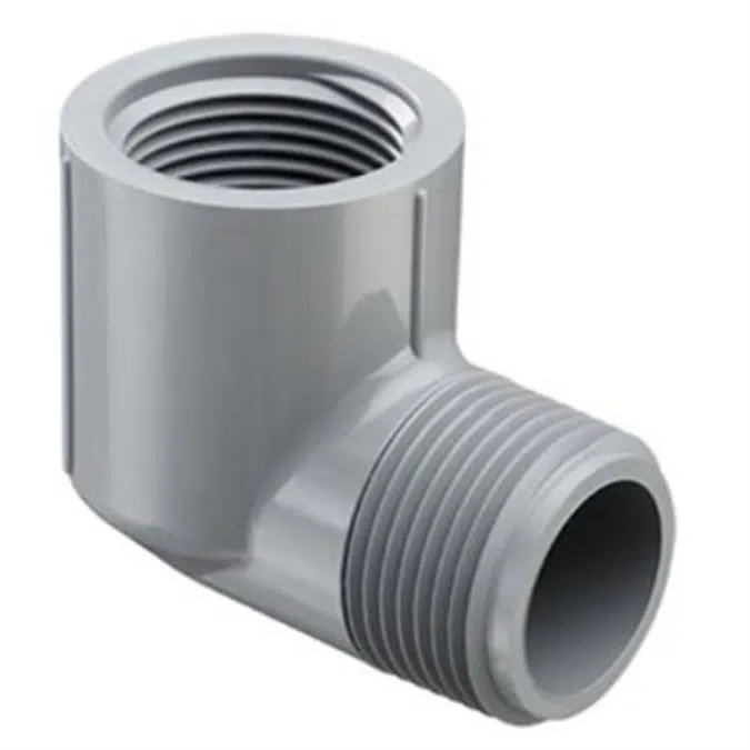 SCH80 CPVC/PVC 90° Street Ell (Mpt x Fpt)