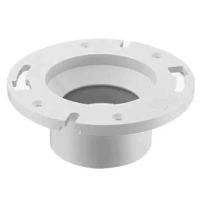 DWV PVC Closet Flange with Stop