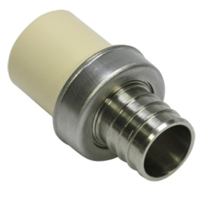 Image for EverTUFF® CTS CPVC CPVC-PEX Transition Spigot Adapters 