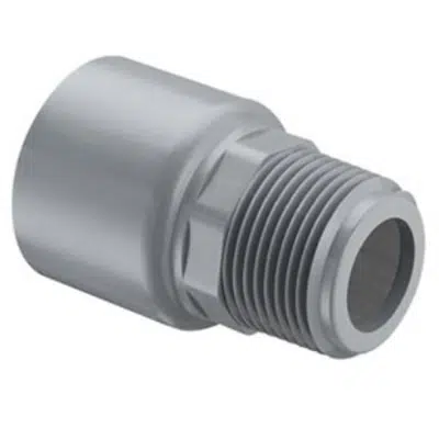 Image for SCH80 CPVC/PVC Male Adapter - Internal Reinforced (R Mpt x Soc)