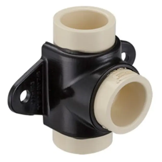 BIM objects - Free download! EverTUFF® CTS CPVC Drop Ear Tee - CPVC ...