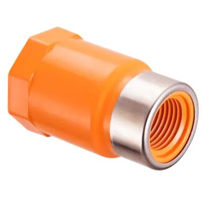 imagem para FlameGuard® CPVC Female Sprinkler Head Adapter - Special Reinforced Plastic Thread Style with Socket Body Wrench Flats - W4235SR