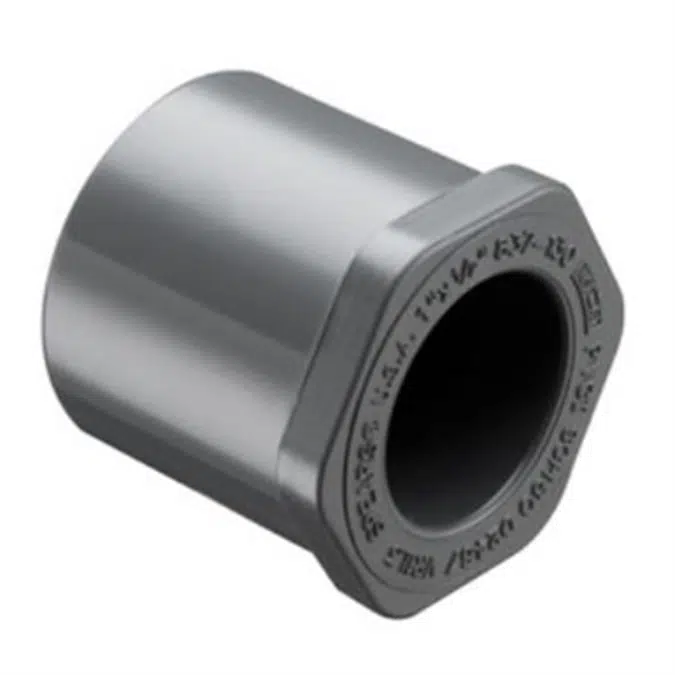 SCH80 CPVC/PVC Bushing - Reducing (Spig x Soc)