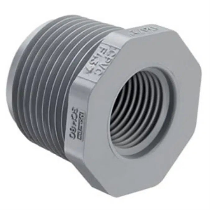 SCH80 CPVC/PVC Bushing - Reducing (Mpt x Fpt)