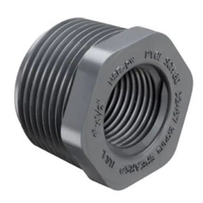 SCH80 CPVC/PVC Bushing - Reducing (Mpt x Fpt)