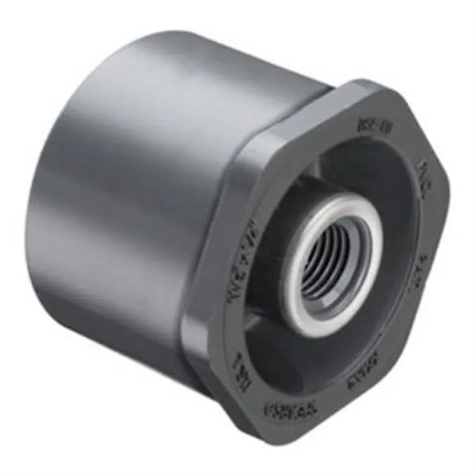 SCH80 CPVC/PVC Bushing - Reducing (Spig x SR Fpt)