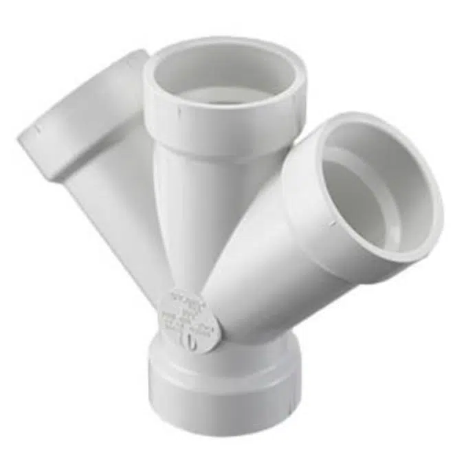 double wye pipe fitting