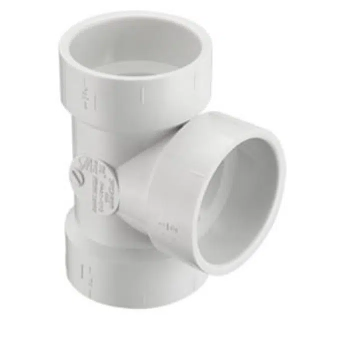 DWV PVC Vent Tee