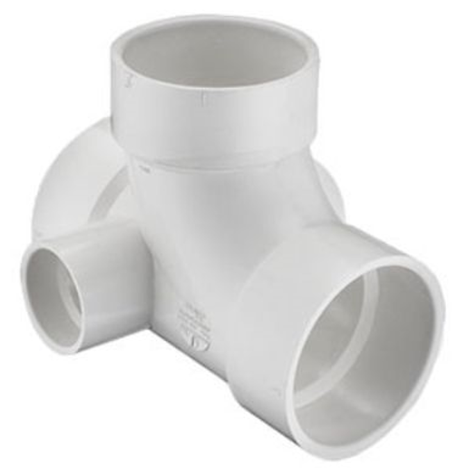 Laden Sie kostenfreie BIM-Inhalte aus BIMobject DWV PVC Sanitary Tee ...