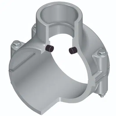 kuva kohteelle Marine Clamp-On Saddle x (Soc) Single Outlet w/ FKM and SS