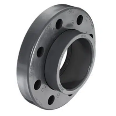 Image for SCH80 CPVC/PVC Vanstone Flange Table D&E Ring (Soc)
