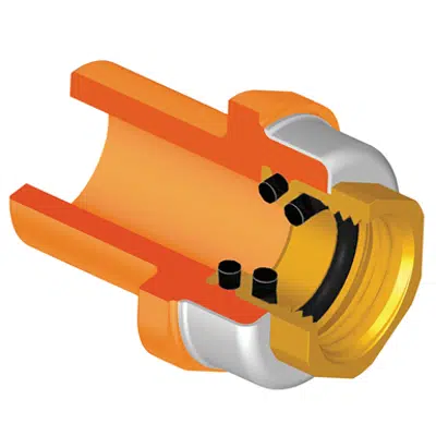 Image for FlameGuard® CPVC TorqueSafe™ Female Spigot Sprinkler Head Adapters - Gasket Sealed Brass Thread Insert Style