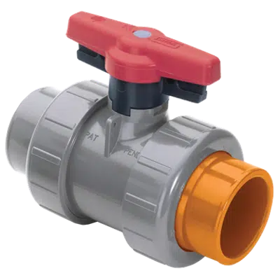 รูปภาพสำหรับ FlameGuard® CPVC True Union Industrial Drain Valve With Locking Handle