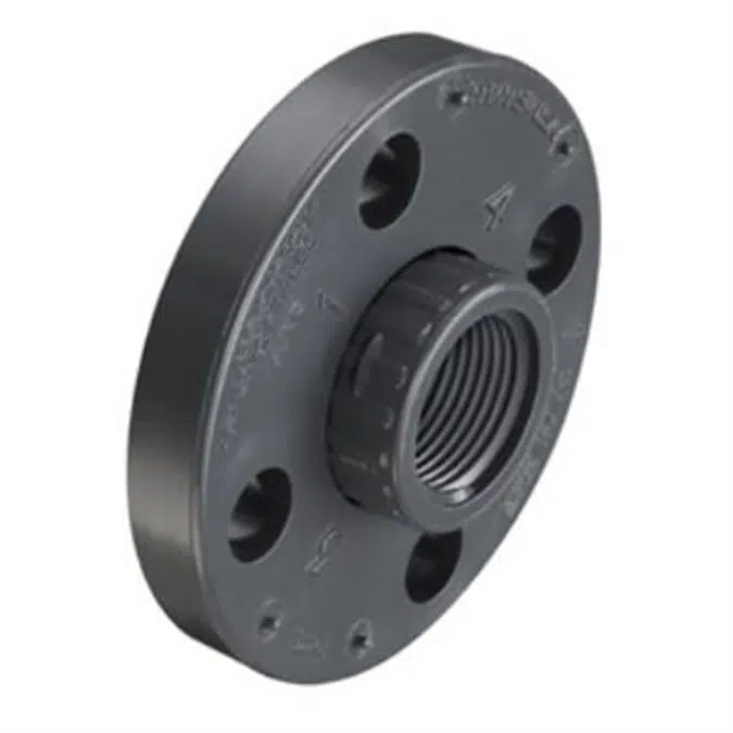 SCH80 CPVC/PVC Vanstone Flange w/ CPVC/PVC Ring (Fpt)