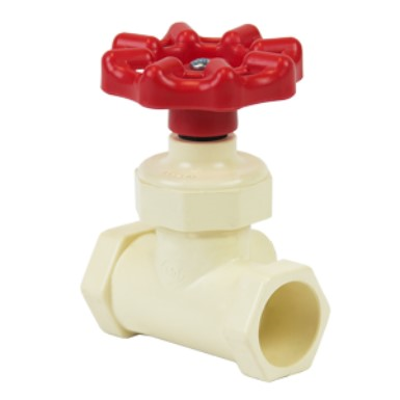 Image pour EverTUFF® CTS CPVC Stop Valve - Red Handle 