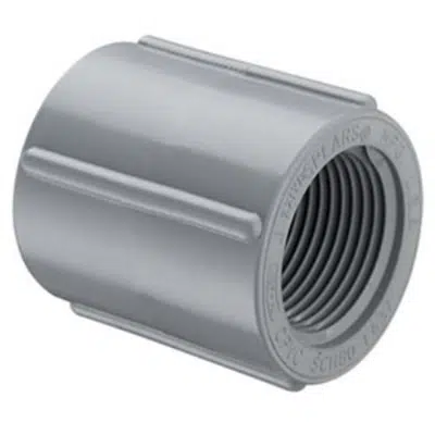 Image for SCH80 CPVC/PVC Coupling (Fpt) - Fabricated