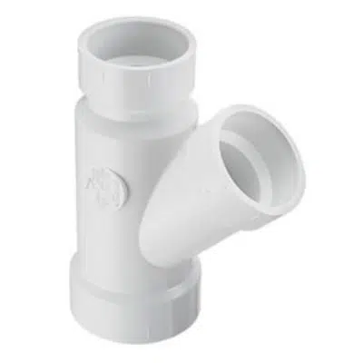 画像 DWV PVC Wye, Reducing