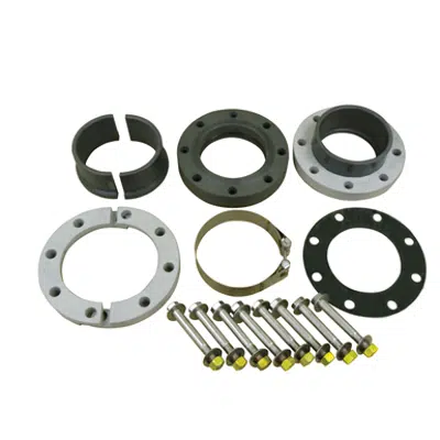 Image for SCH80 CPVC/PVC Flange Cut-in-Kit w/ EPDM Gasket