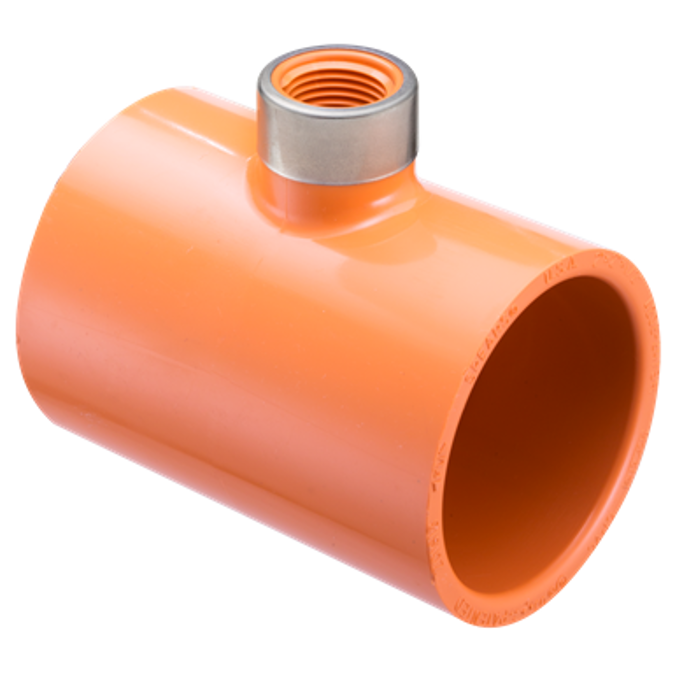 Об'єкти BIM скачати безкоштовно! FlameGuard® CPVC Sprinkler Head Tee