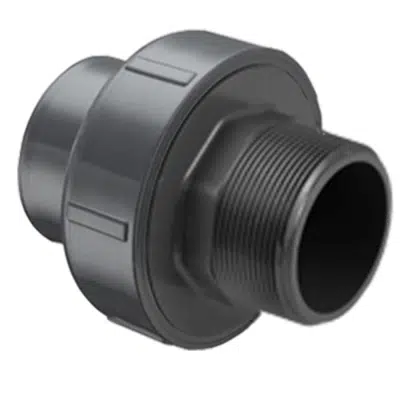 Image for SCH80 CPVC/PVC Reducing Union 2000 (Soc x Mpt) w/ EPDM O-ring