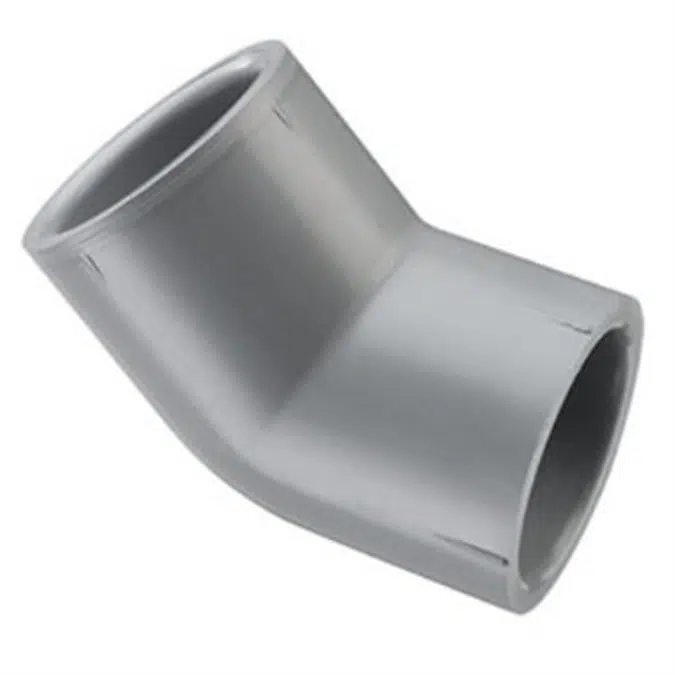 SCH80 CPVC/PVC 45° Ell (Soc) - Fabricated