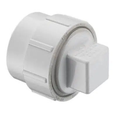 Image for DWV PVC Fitting Cleanout Adapter w/C.O. Plug