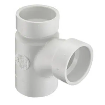 Image for DWV PVC Sanitary Tee, Street, Reducing