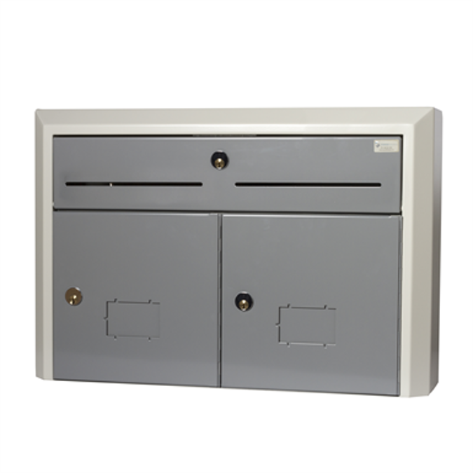 BIM object ดาวน์โหลดฟรี! Elite 2 rooms 6 mm mail slot BIMobject