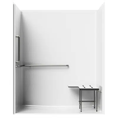 Image for Roll-in-type Shower - 63" x 36" Exterior Dimensions