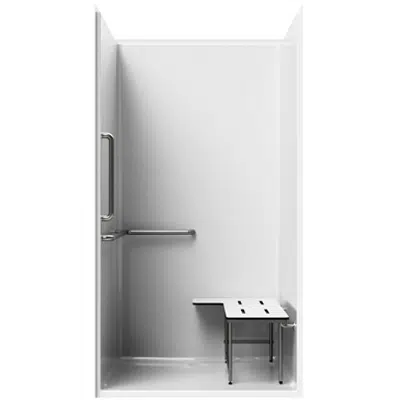 afbeelding voor Transfer-Type Shower - 44" x 52" Exterior Dimensions