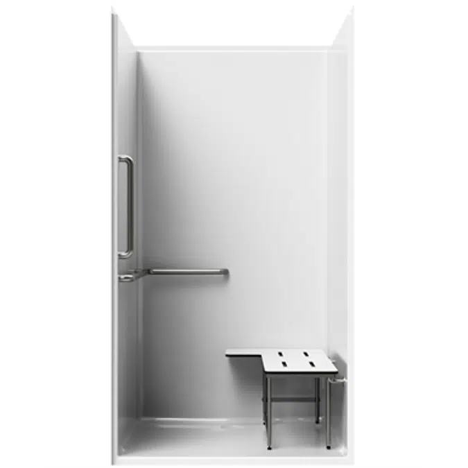 Transfer-Type Shower - 44" x 52" Exterior Dimensions