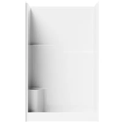 afbeelding voor Curbed Shower - 48" x 37" Exterior Dimensions