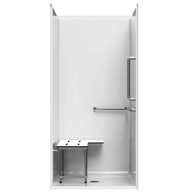 Transfer-Type Shower - 38" x 39" Exterior Dimensions