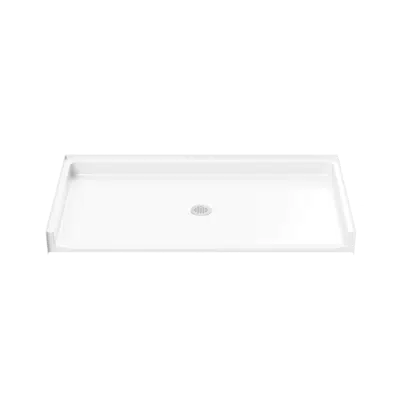 imagen para Single Piece Roll-in Shower Pan - 63” X 32 ½” Exterior Dimensions