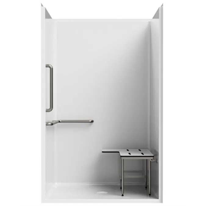 Transfer-Type Shower - 48" x 39" Exterior Dimensions