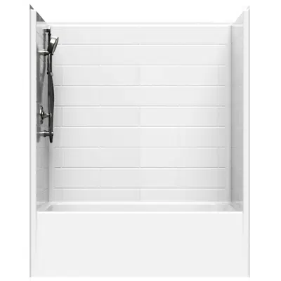 Image for 5' Tub-Shower with Simulated Tile - 60" x 32" Exterior Dimensions