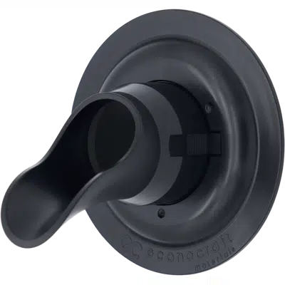 Image for 2" LokPlate™ Plastic Downspout Nozzle w/ Self-Locking Escutcheon Plate