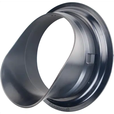 Image pour 10" LokPlate™ Plastic Downspout Nozzle w/ Self-Locking Escutcheon Plate