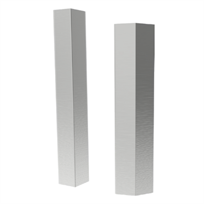 BIMobjekter gratis download! Stainless Steel End Wall Guard BIMobject